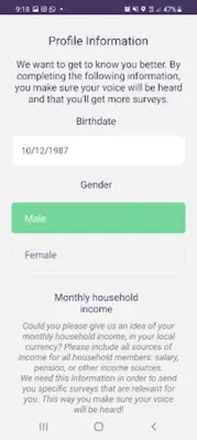 SagaPoll Paid surveys Africa android App screenshot 2